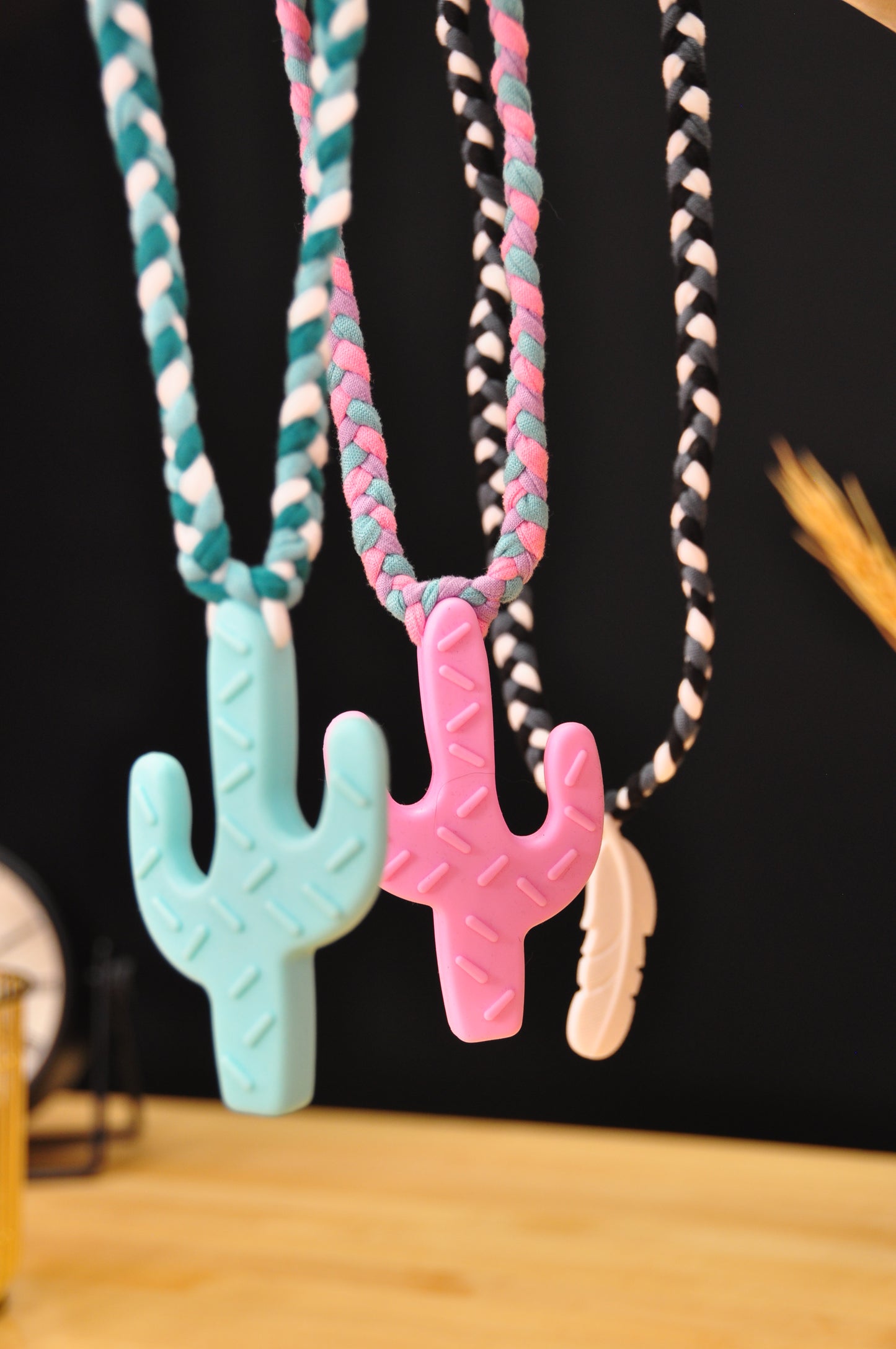 Braided Sensory Chewable T-Shirt Necklace